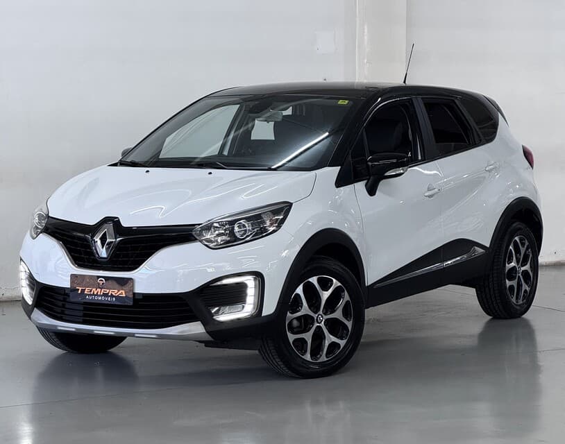 RENAULT CAPTUR INTENSE 1.6 AUTOMÁTICO + APENAS 76.500 KM + MULTIMÍDIA + COURO