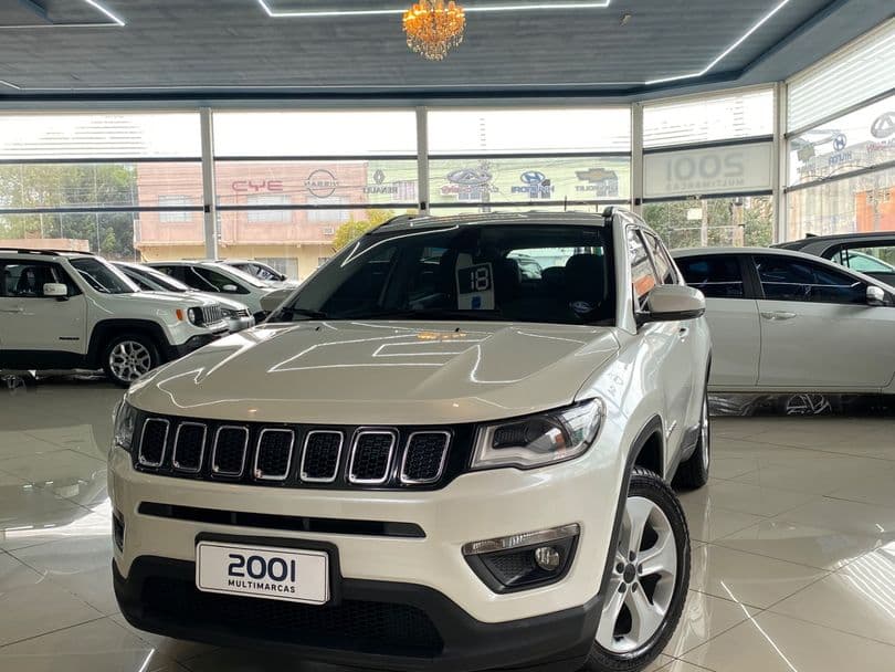 Jeep COMPASS LONGITUDE 2.0 4x2 Flex 16V Aut. - Branco - 2018