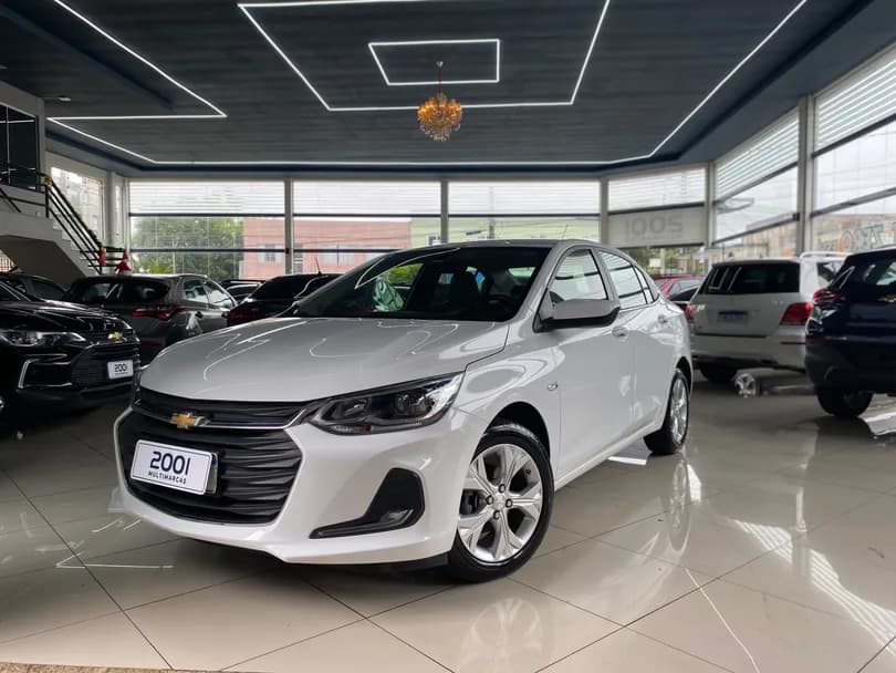 Chevrolet ONIX SED. Plus PREM. 1.0 12V TB Flex Aut - Branco - 2022
