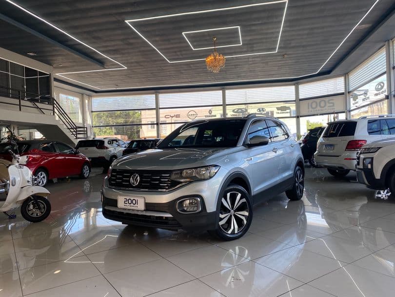 VolksWagen T-Cross Hig. 250 TSI 1.4 Flex 16V 5p Aut - Prata - 2021