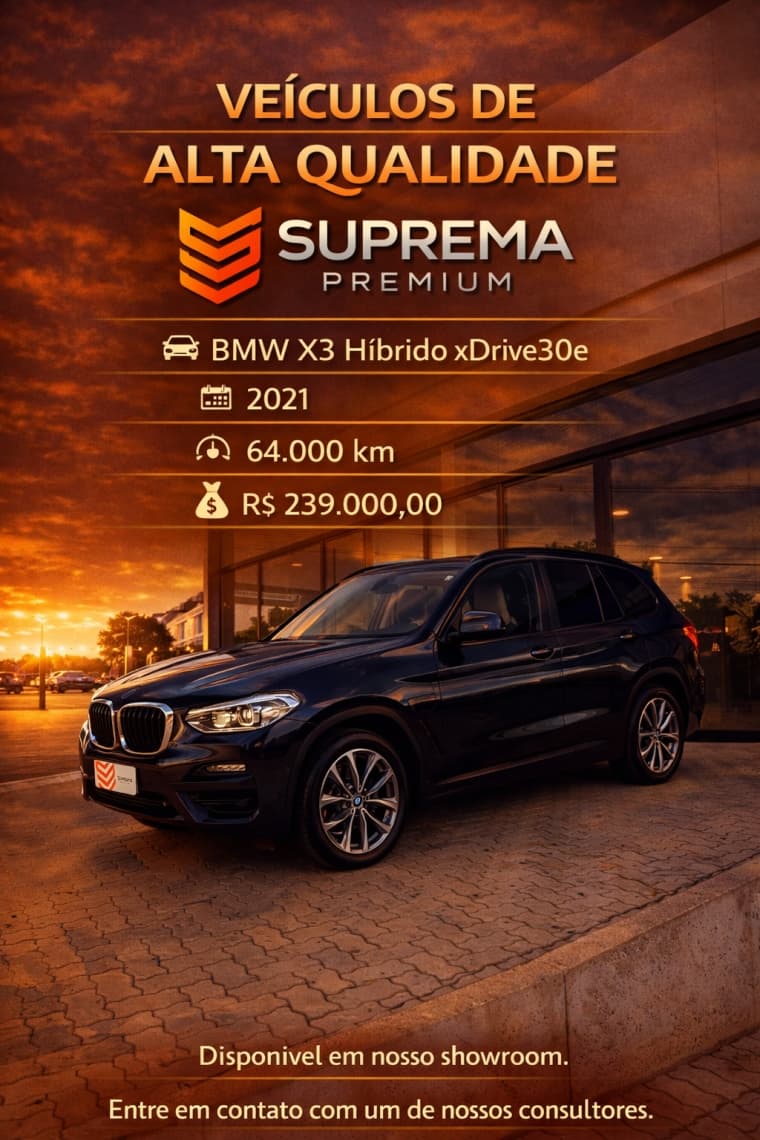 X3 2.0 16V HÍBRIDO XDRIVE30E STEPTRONIC
