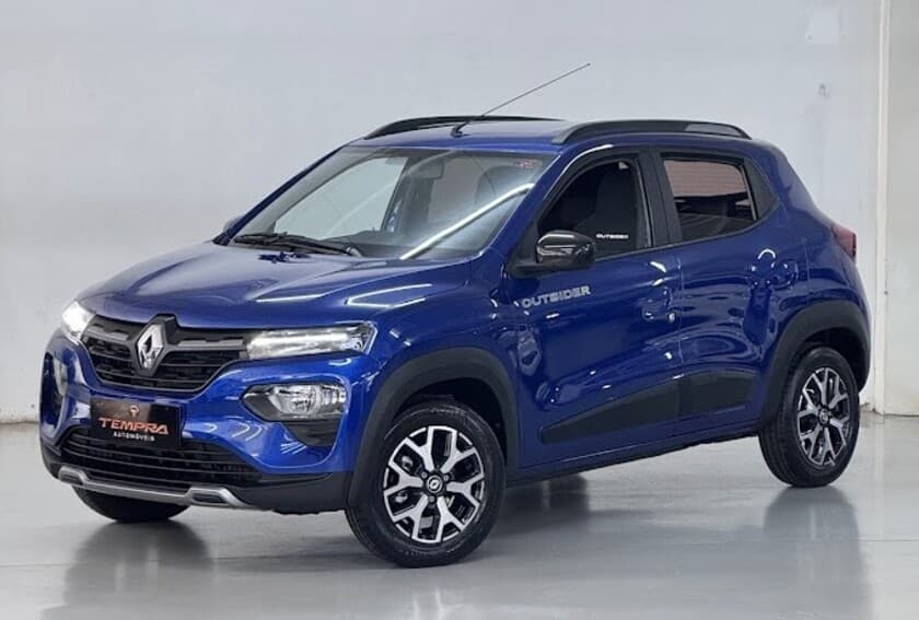 RENAULT KWID OUTSIDER 1.0 FLEX + APENAS 39.000 KM + COMPLETO + MULTIMÍDIA+ RO