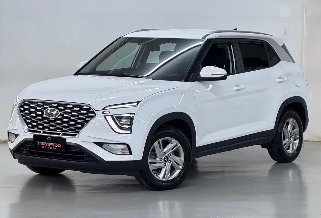 hyundai creta comfort 1.0 turbo flex automatico | apenas 42.850km | multimidi
