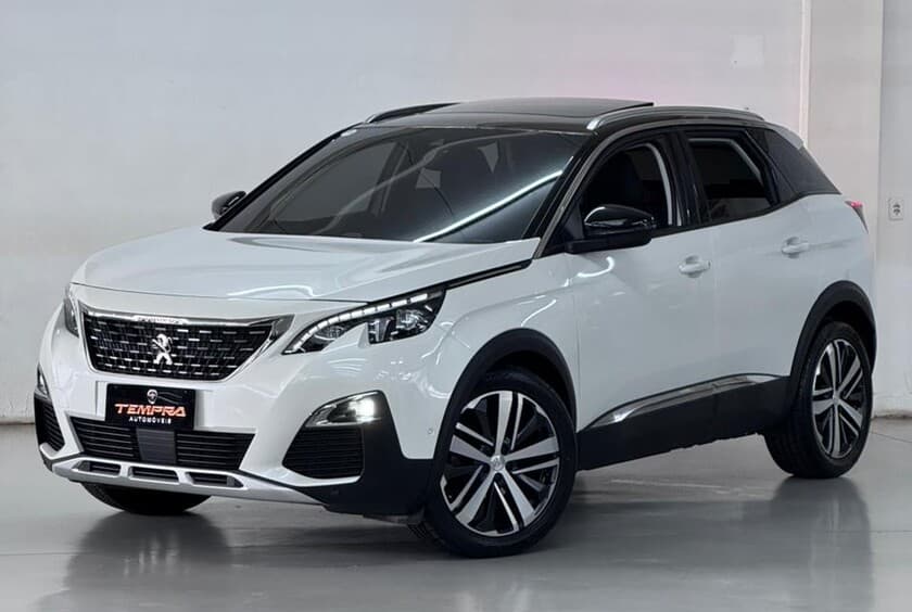 PEUGEOT 3008 GRIFFE PACK 1.6 TURBO AUTOMATICO + APENAS 56.000 KM + AR DIGITAL