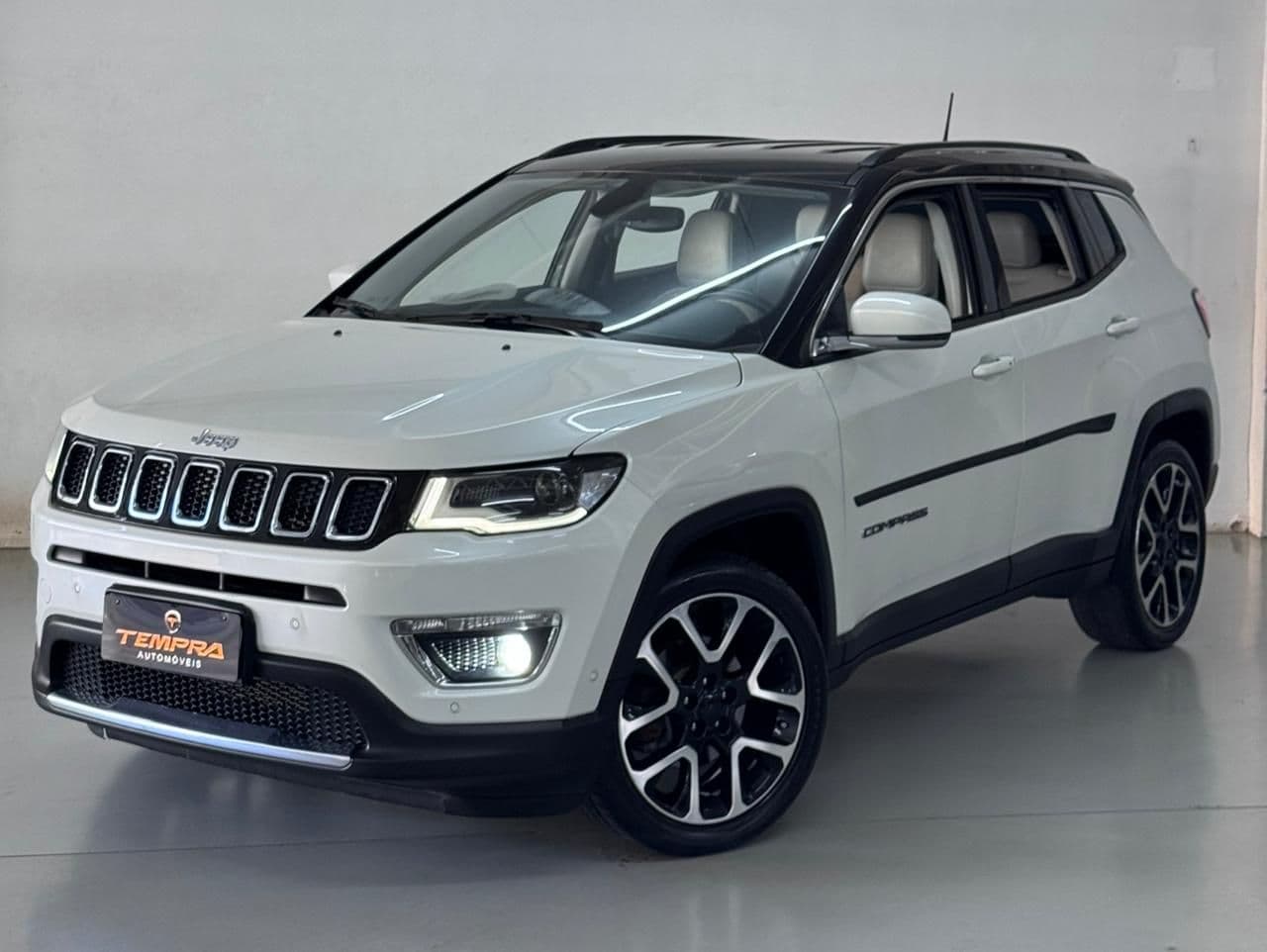 jeep compass limited 2.0 flex automatico | couro | multimidia | impecavel