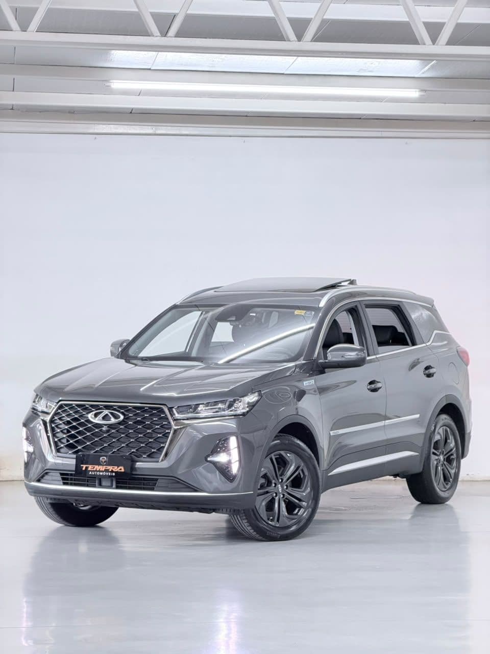 caoa chery tiggo7 pro 1.5 turbo hibrido | 33.500km | teto solar | adas completo