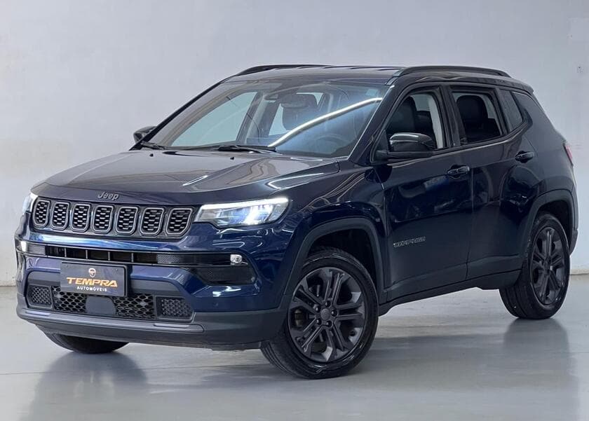 JEEP COMPASS LONGITUDE NIGHT EAGLE 1.3 TURBO FLEX AUT | APENAS 41.500KM | MUL